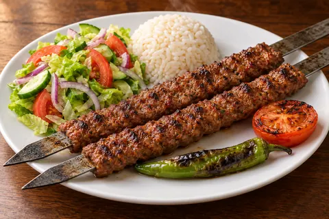 Adana kebab (serving suggestion)